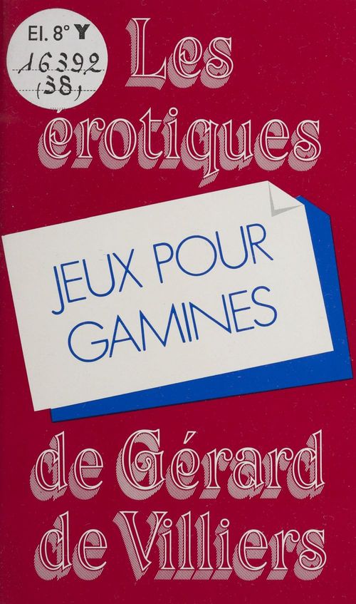 Couverture ebook de Jeux pour gamines, de Collectif