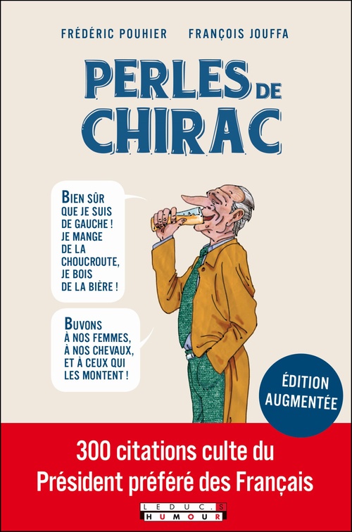Couverture ebook de Les Perles de Chirac, de Frédéric Pouhier