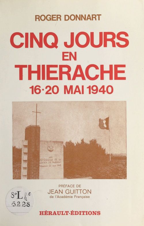 Couverture ebook de Cinq jours en Thiérache, 16-20 mai 1940, de Roger Donnart