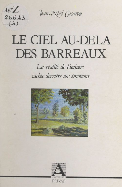 Couverture ebook de Le ciel au-delà des barreaux, de Jean-Noel Casarou