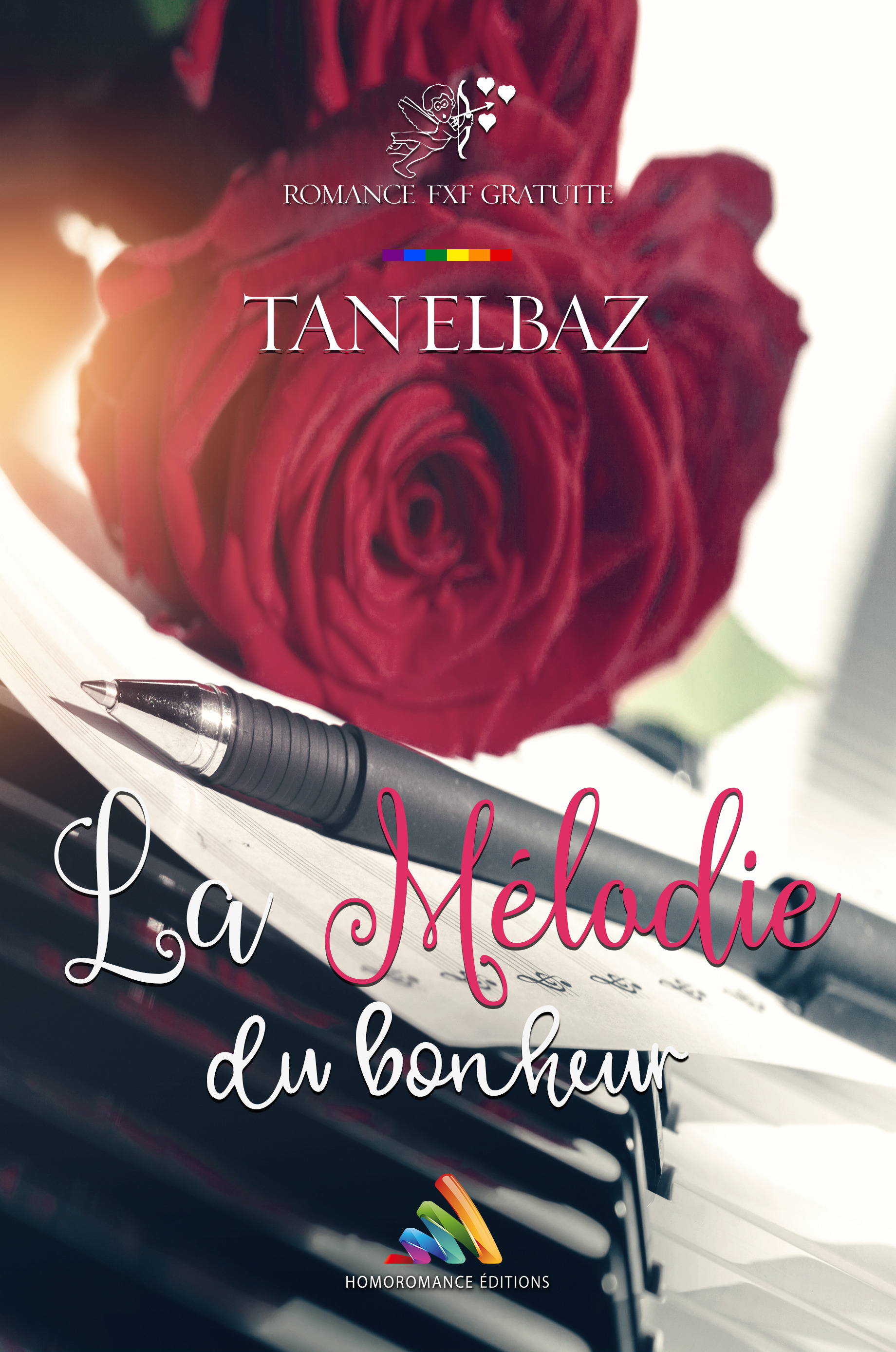 Couverture ebook de La mélodie du bonheur | Livre lesbien, roman lesbien, de Tan Elbaz