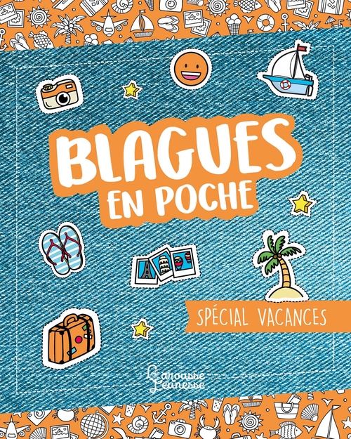 Couverture ebook de Compil blagues en poche Spécial vacances, de Aurore Meyer