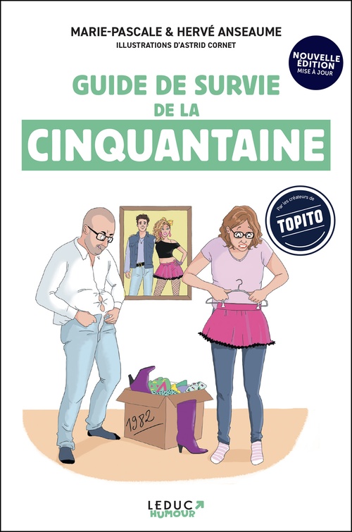 ebook cover of Guide de survie de la cinquantaine, by Marie-pascale Anseaume, Hervé Anseaume