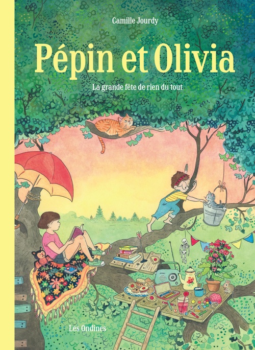 Couverture ebook de Pépin et Olivia  - Tome 1 - La grande fête de rien du tout, de Camille Jourdy