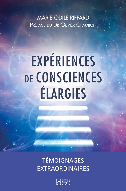 Couverture ebook de Expériences de consciences élargies, de Marie-Odile Riffard