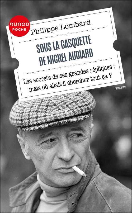 ebook cover of Sous la casquette de Michel Audiard, by Philippe Lombard
