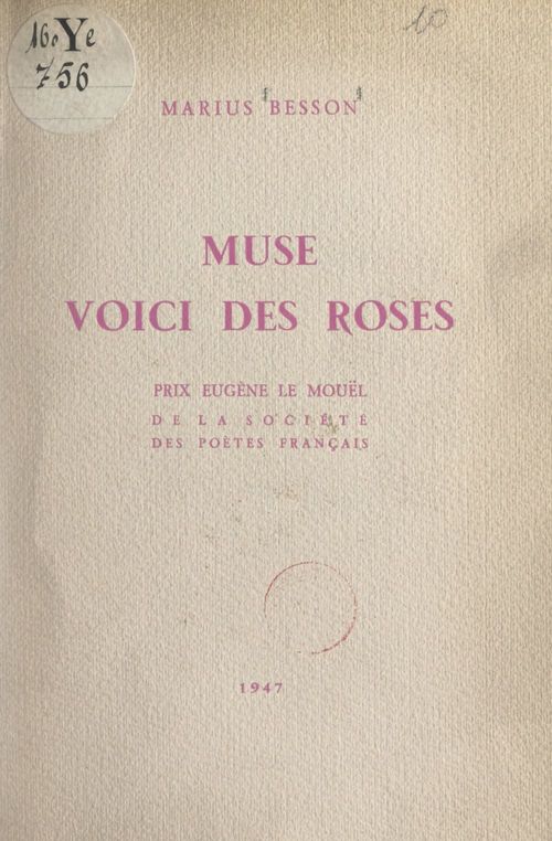 ebook cover of Muse, voici des roses, by Marius Besson