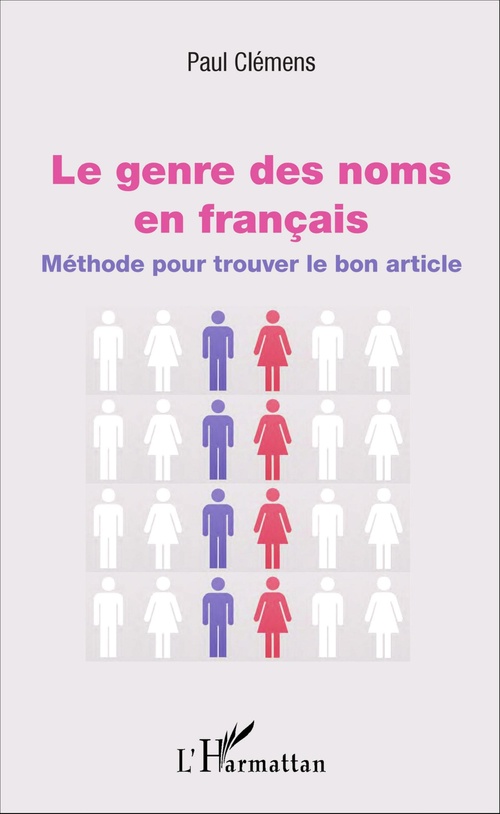 Couverture ebook de Le genre des noms en français, de Paul Clémens