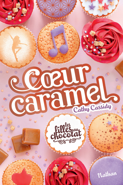 ebook cover of Les filles au chocolat - tome 8 Coeur caramel, by Cathy Cassidy