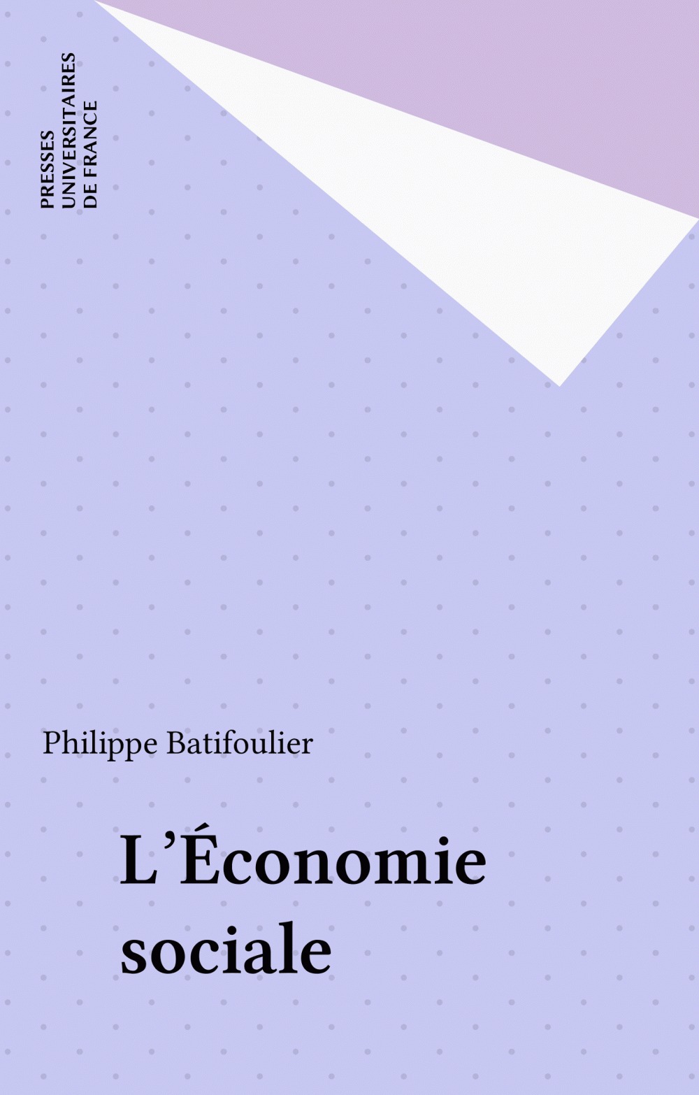 ebook cover of L'Économie sociale, by Philippe Batifoulier