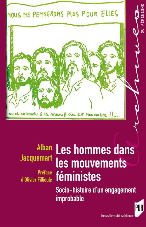 Couverture ebook de Les hommes dans les mouvements féministes, de Alban Jacquemart