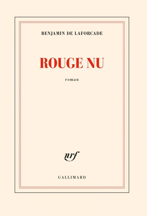 ebook cover of Rouge nu, by Benjamin de Laforcade