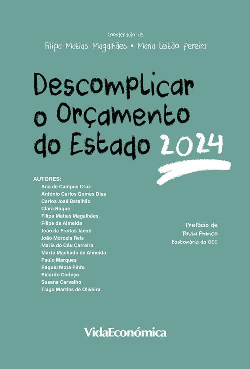 ebook cover of Descomplicar o Orçamento do Estado 2024, by Filipa Matias Magalhães e Maria Leitão Pereira