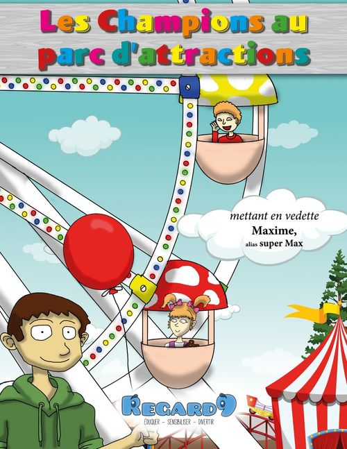 ebook cover of Les Champions au parc d'attractions, by Caroline Lebeau