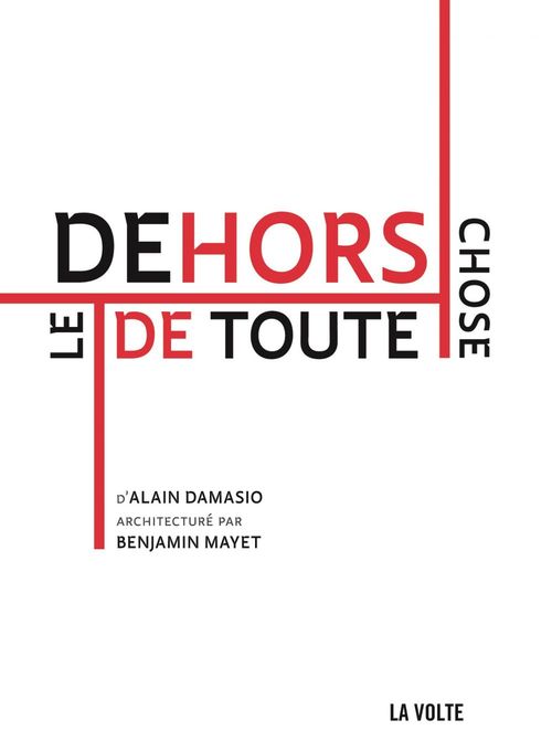 ebook cover of Le Dehors de toute chose, by Alain Damasio, Benjamin Mayet