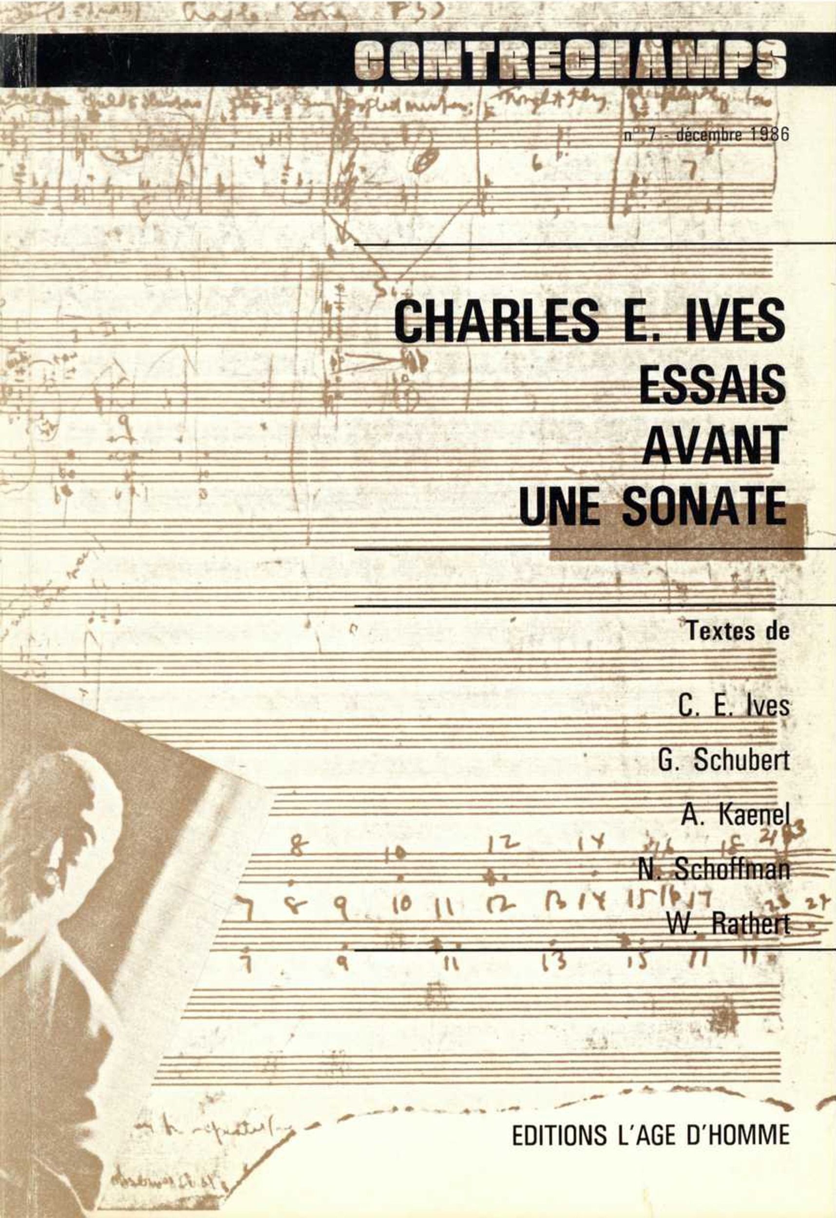 ebook cover of Charles E. Ives. Essais avant une sonate, by Philippe Albera
