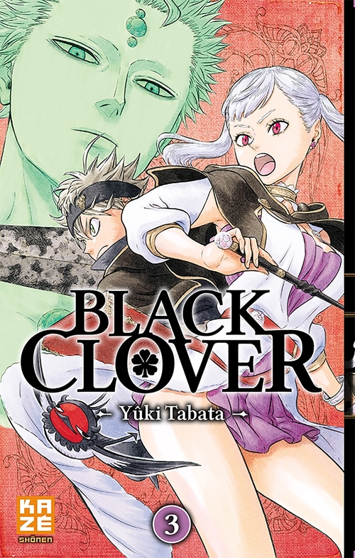 Couverture ebook de Black Clover T03, de Yuki Tabata