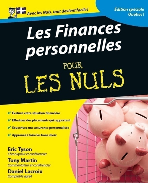 ebook cover of Les finances personnelles pour les nuls édition quebecoise 2e pour les nuls, by Eric Tyson, Tony Martin, Daniel Lacroix