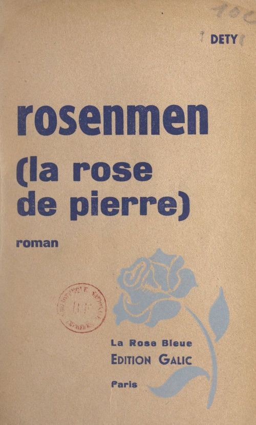 Couverture ebook de Rosenmen, de Luc Dety
