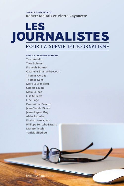 Couverture ebook de Les Journalistes, de Cayouette Pierre