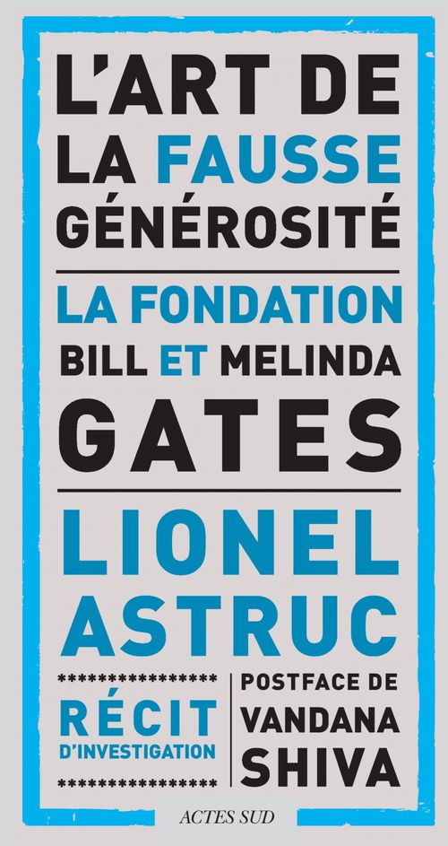 Couverture ebook de L'art de la fausse générosité, de Lionel Astruc