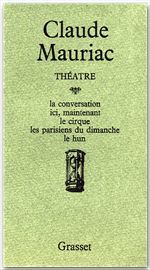 ebook cover of Théâtre, by Claude Mauriac
