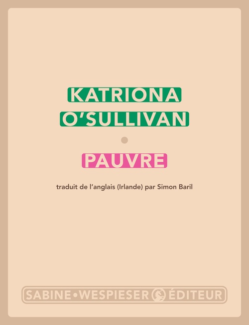 ebook cover of Pauvre, by Katriona O'Sullivan