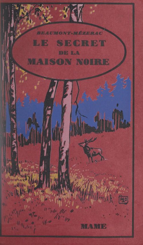 ebook cover of Le secret de la maison noire, by Beaumont-Mezerac
