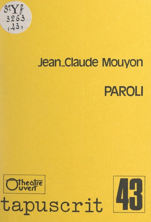 Couverture ebook de Paroli, de Jean-Claude Mouyon