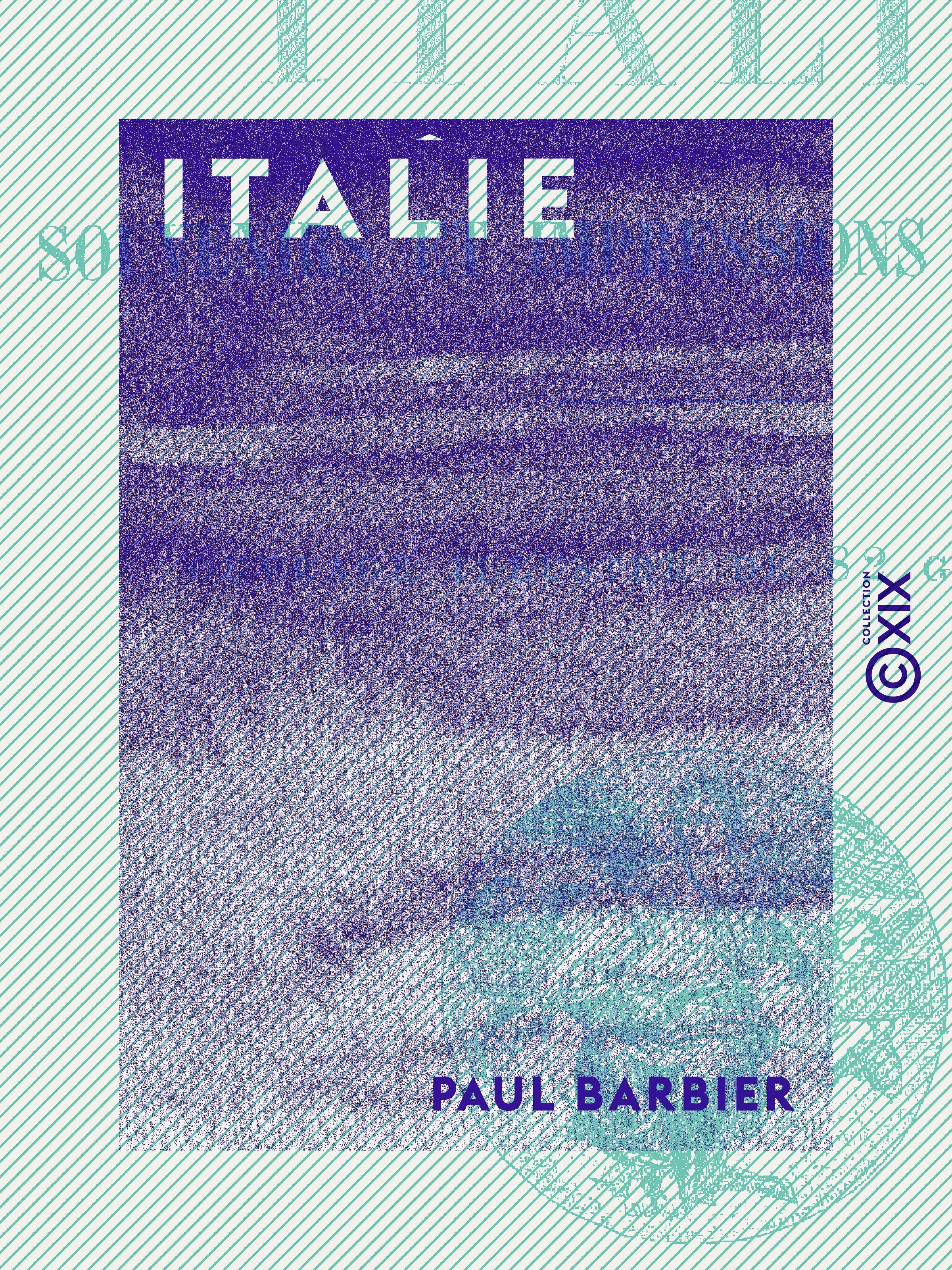 Couverture ebook de Italie, de Paul Barbier
