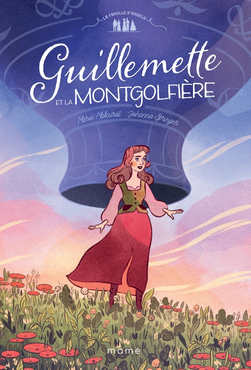 Couverture ebook de Guillemette et la montgolfière, de Marie Malcurat, Johanna Springer
