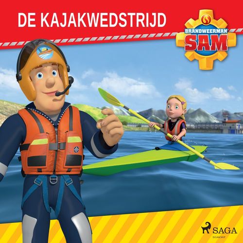 Couverture audiobook de Brandweerman Sam - De kajakwedstrijd, de Mattel