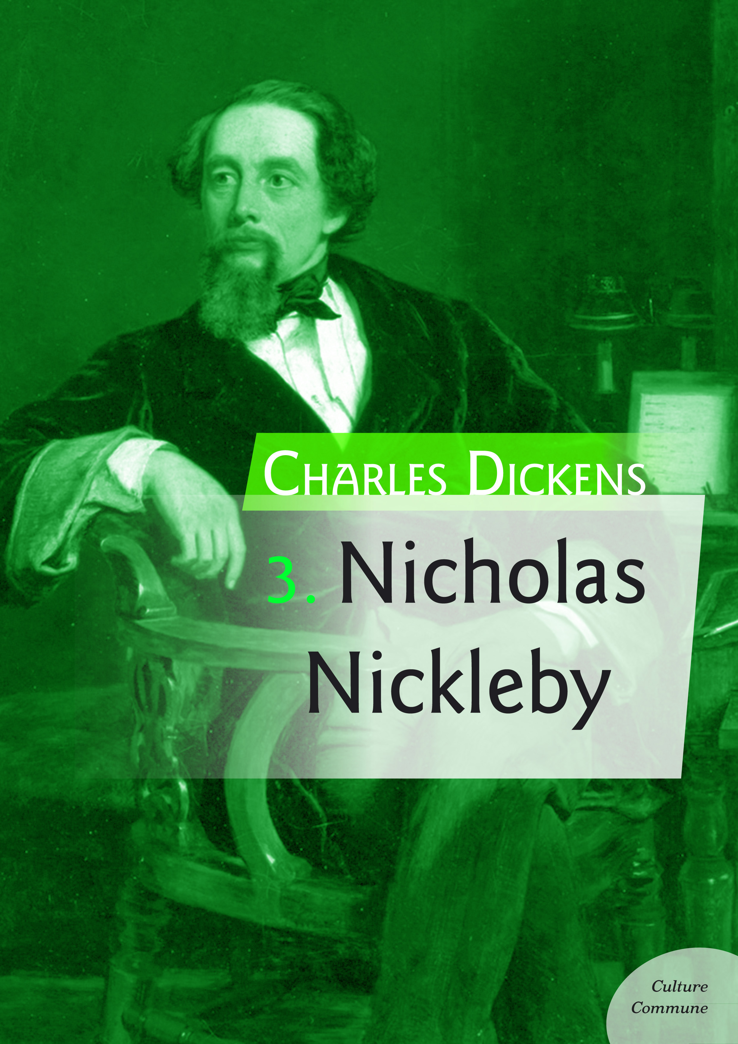 Couverture ebook de Nicholas Nickleby, de Charles Dickens