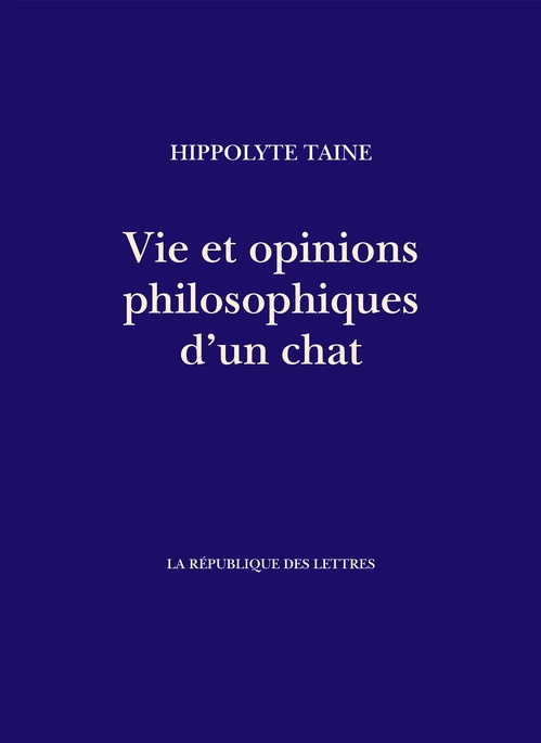 Couverture ebook de Vie et opinions philosophiques d'un chat, de Hippolyte Taine