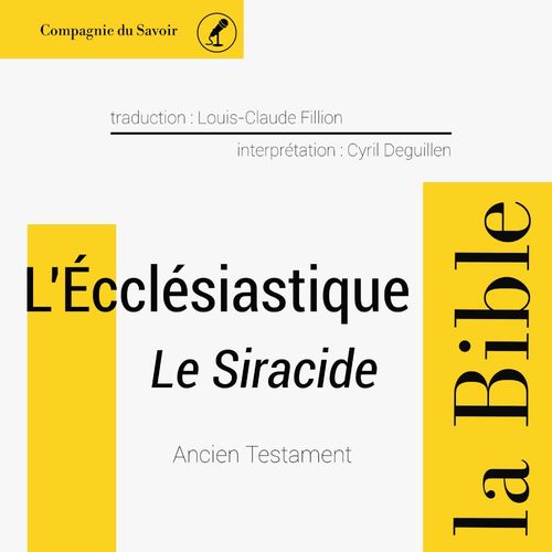 audiobook cover of L'Écclésiastique - Le Siracide, by Anonyme