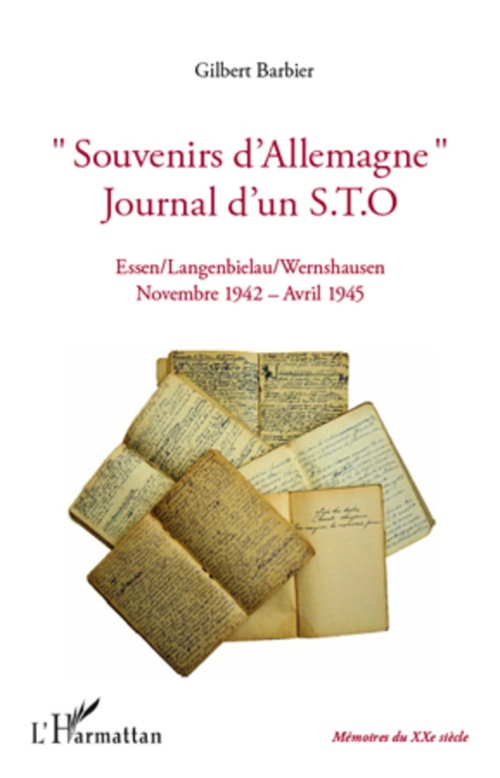 Couverture ebook de Souvenirs d'Allemagne, journal d'un STO, de Gilbert Barbier