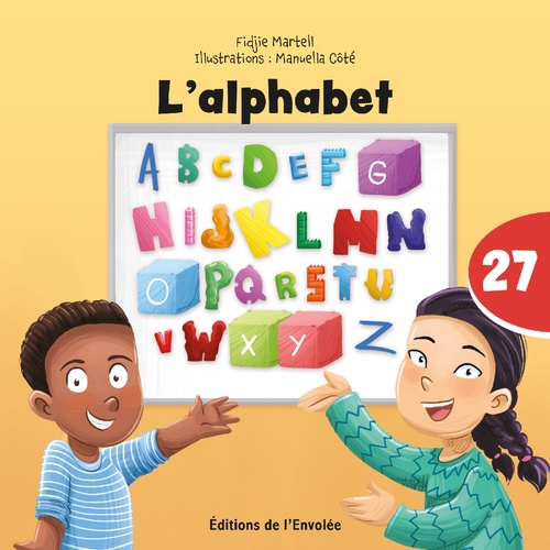 Couverture ebook de L'alphabet, de Fidjie Martel