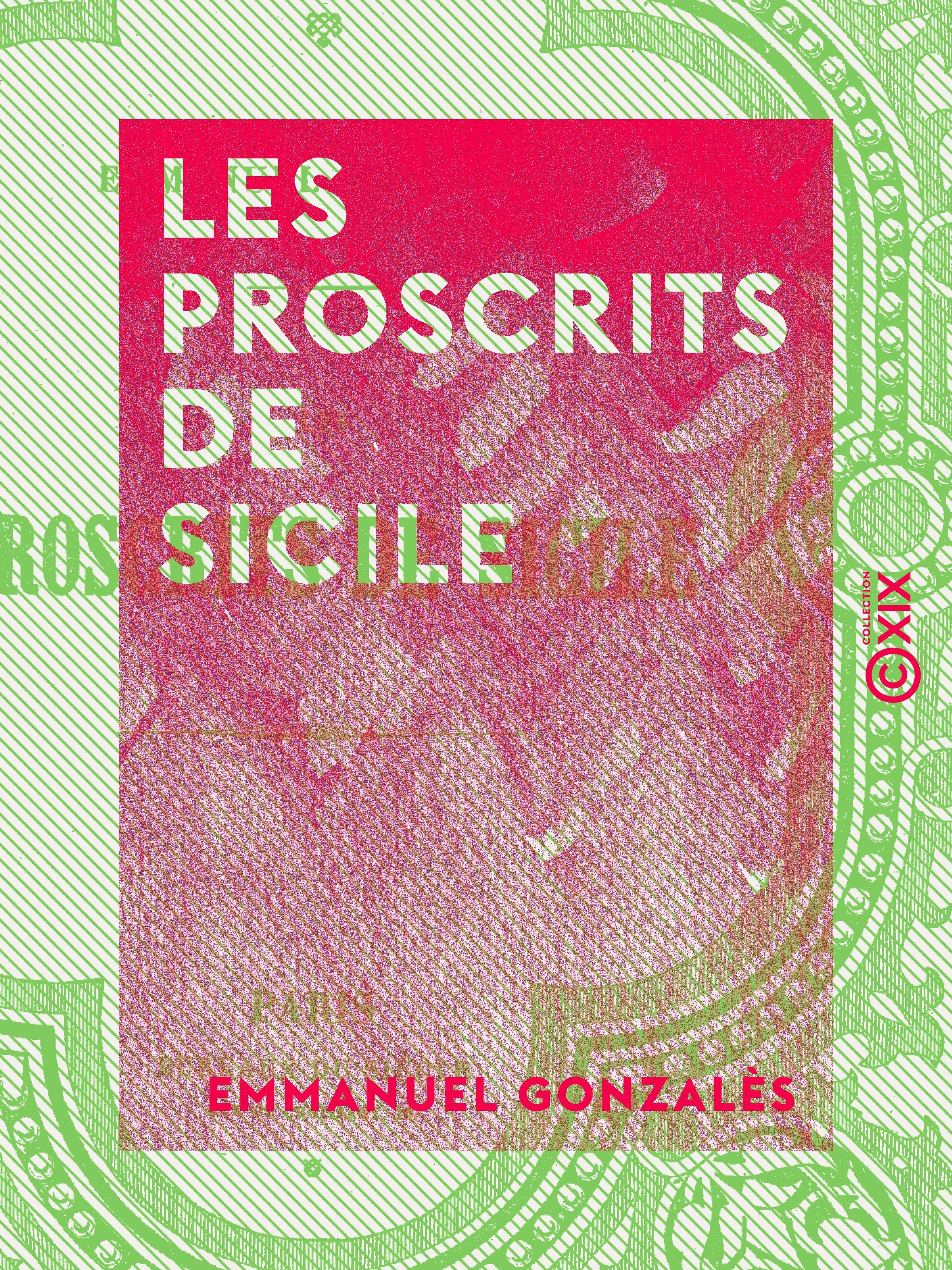 Couverture ebook de Les Proscrits de Sicile, de Emmanuel Gonzales