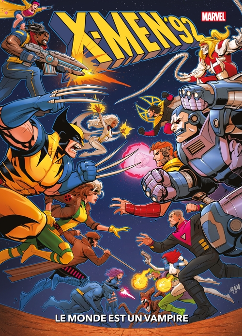Couverture ebook de X-Men '92 : Le monde est un vampire, de Chris Sims, Chad Bowers