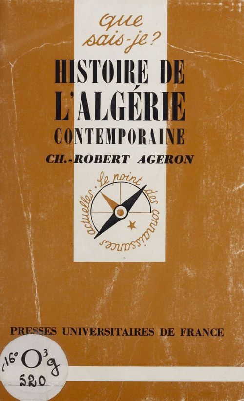 ebook cover of Histoire de l'Algérie contemporaine (1830-1968), by Charles-robert Ageron