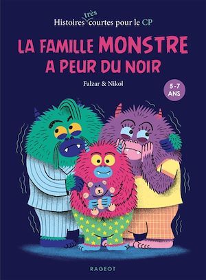 Couverture ebook de La famille Monstre a peur du noir, de Falzar, Nikol