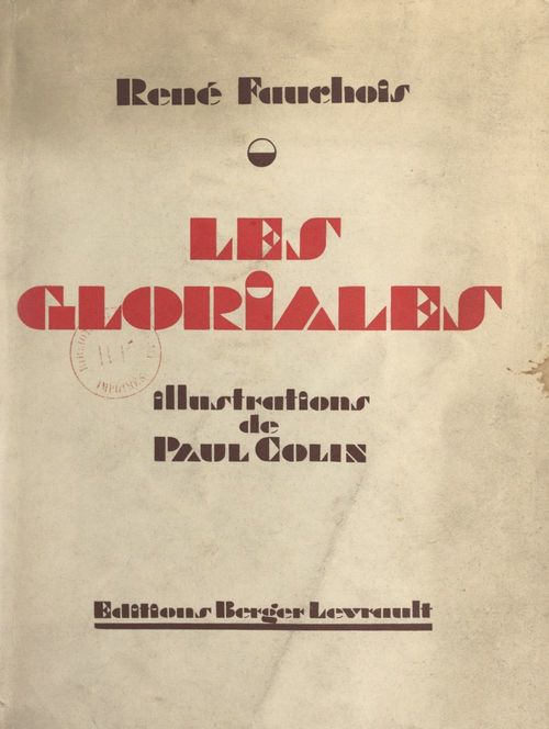 Couverture ebook de Les gloriales, de Rene Fauchois