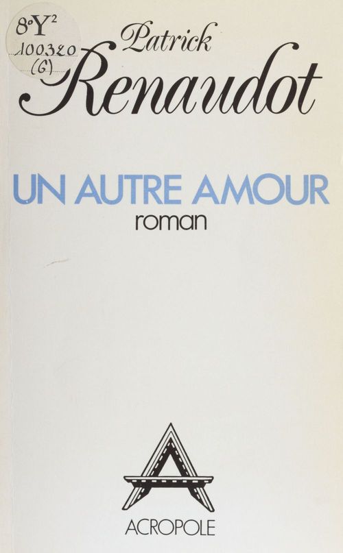 ebook cover of Un autre amour, by Patrick Renaudot