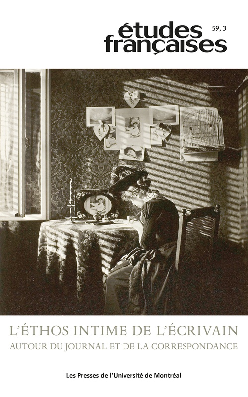 ebook cover of Études françaises. Volume 59, numéro 3, 2023, by Arnaud Bernadet, Elisabeth Chevalier, Francoise Simonet-Tenant, Ian Byrd, Jean-Marie Roulin, Mylene Bedard, Stephanie Be