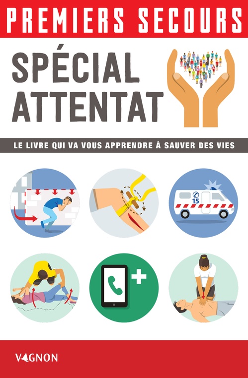 Couverture ebook de Premiers secours - Spécial attentat, de Christian Poutriquet
