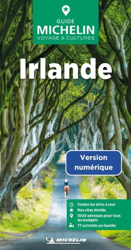 Couverture ebook de Guide Vert Irlande, de Collectif Michelin