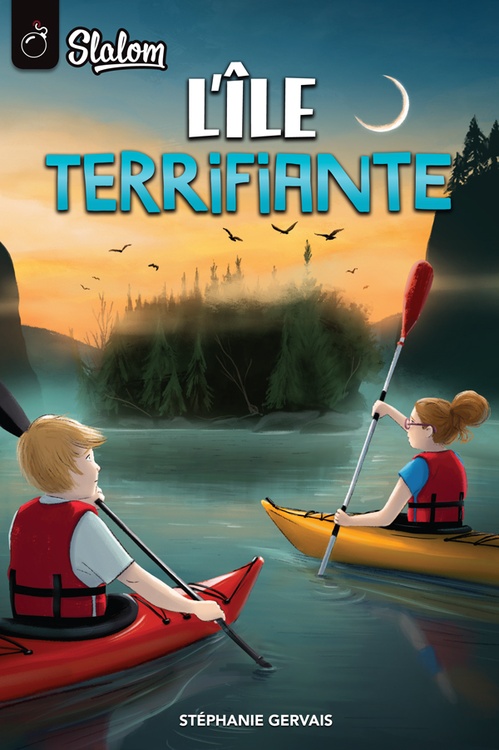 Couverture ebook de L'île terrifiante, de Stéphanie Gervais