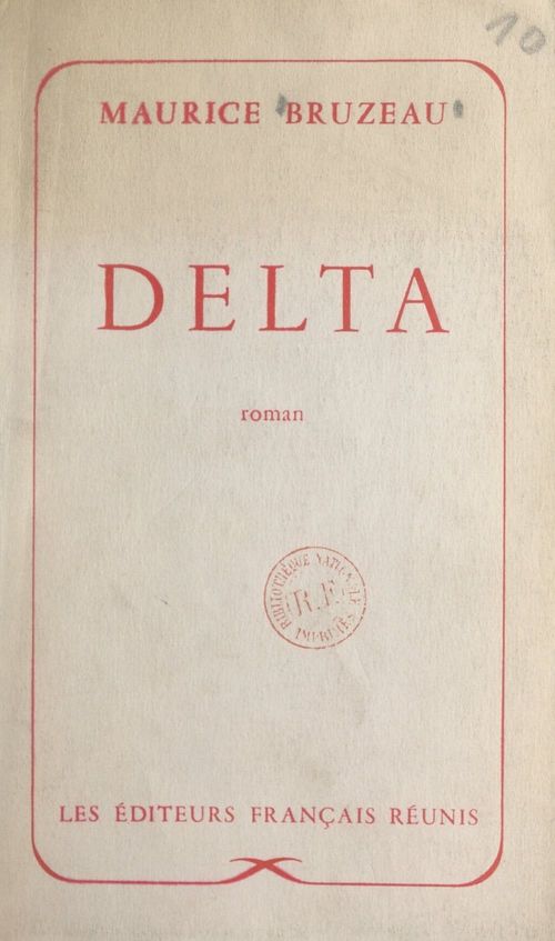 Couverture ebook de Delta, de Maurice Bruzeau