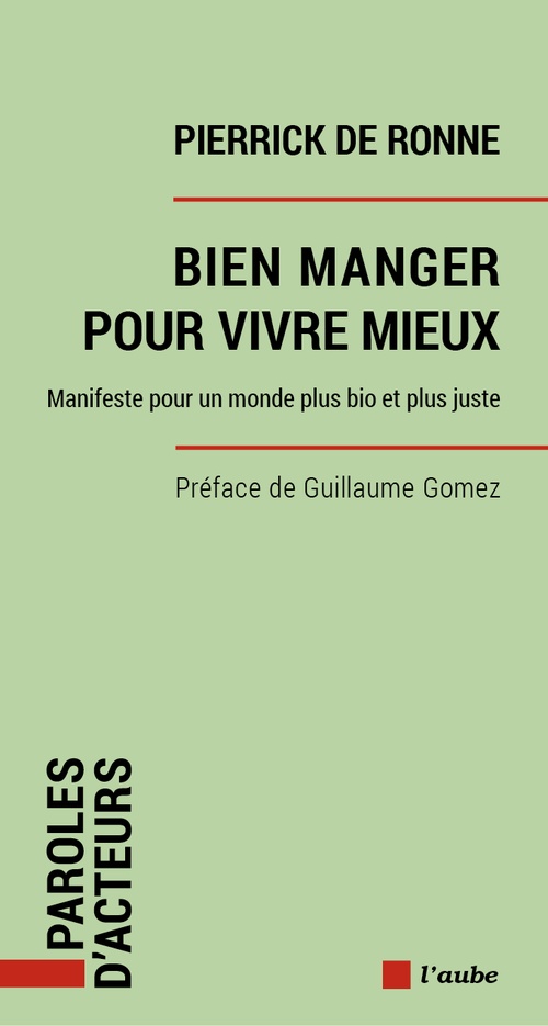 Couverture ebook de Bien manger pour vivre mieux, de Pierrick de Ronne