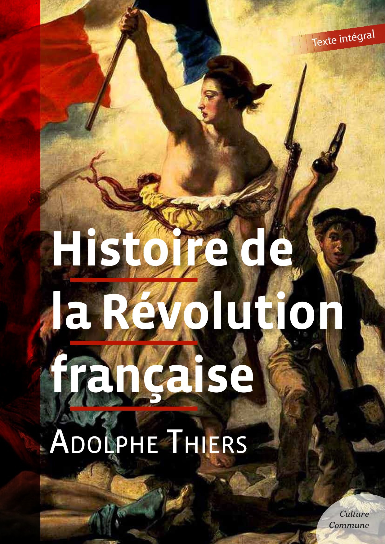 ebook cover of Histoire de la Révolution française, by Adolphe Thiers